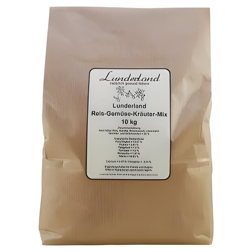Lunderland Reis Gemüse Kräuter Mix 10 kg für Katzen