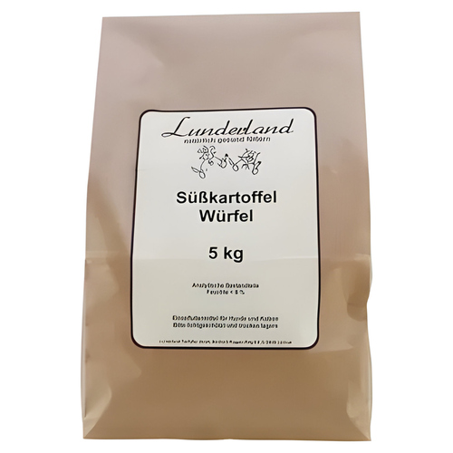 Lunderland Süßkartoffel-Würfel 5 kg für Katzen