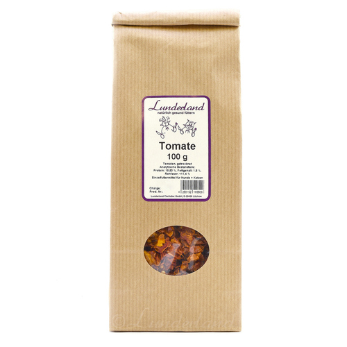 Lunderland Tomatenflocke 100 g für Hunde