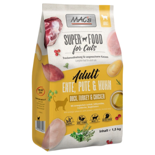 MACs Adult Ente, Pute & Huhn 1,5 kg