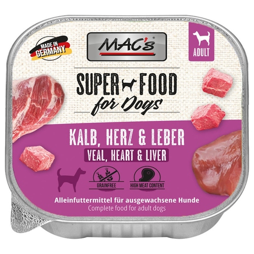 MACs Kalb, Herz & Leber 150 g - 10 Stück