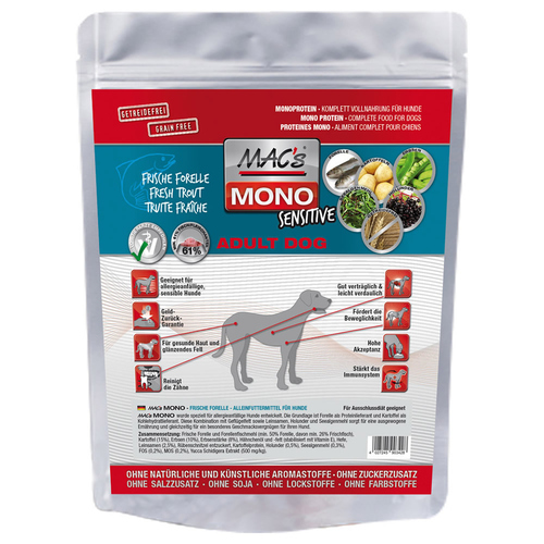 MACs Mono Sensitive mit Forelle 2 kg