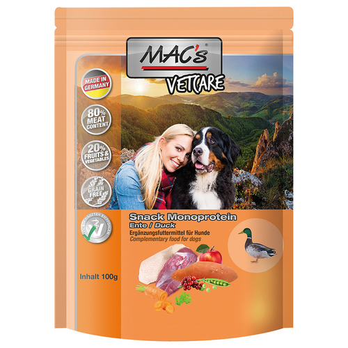 MACs Mono Snack Ente 100 g - 9 Stück