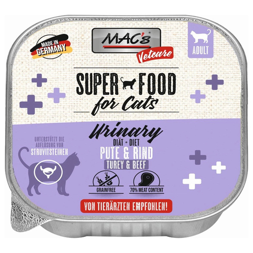 MACs Vetcare Urinary mit Pute & Rind 100 g - 16 Stück MACs Vetcare Urinary mit Pute & Rind 100 g - 16 Stück