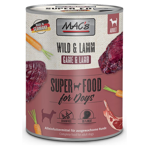 MACs Wild & Lamm 800 g - 6 Stück