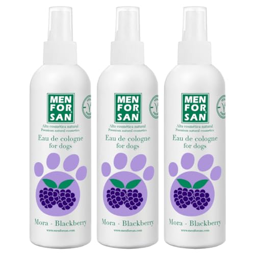 MENFORSAN Brombeer-Kölnerwasser für Hunde 125 ml - Packung mit 3 Einheiten MENFORSAN Brombeer-Kölnerwasser für Hunde 125 ml - Packung mit 3 Einheiten von Menforsan