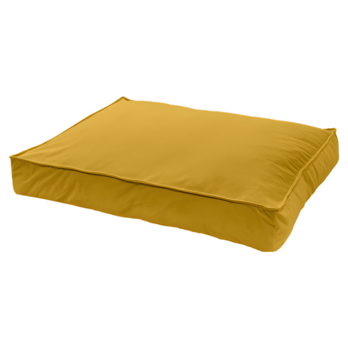 Madison Hundekissen Velours Lounge Cushion gelb, Größe: L