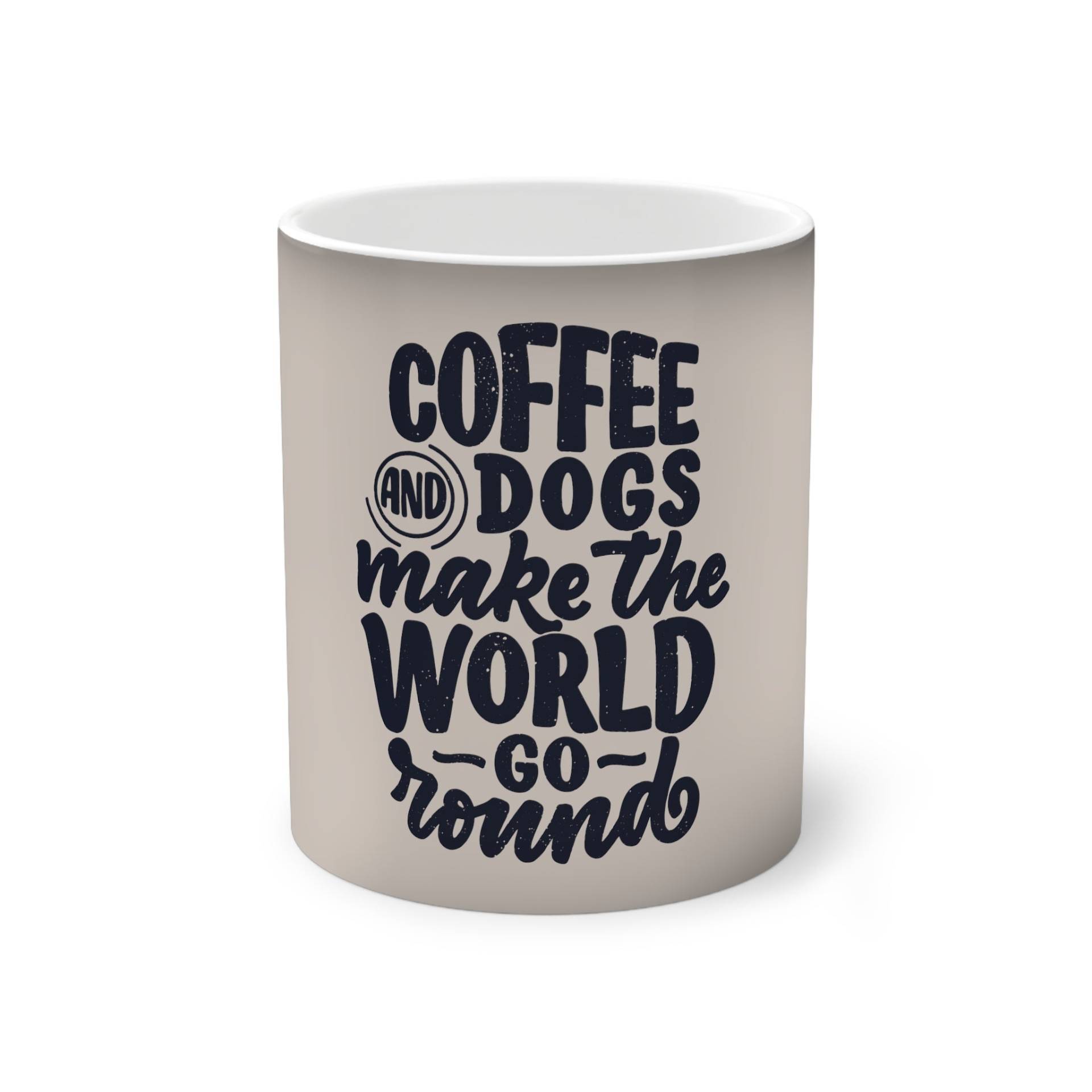 Magische Tasse "Coffee and Dogs"