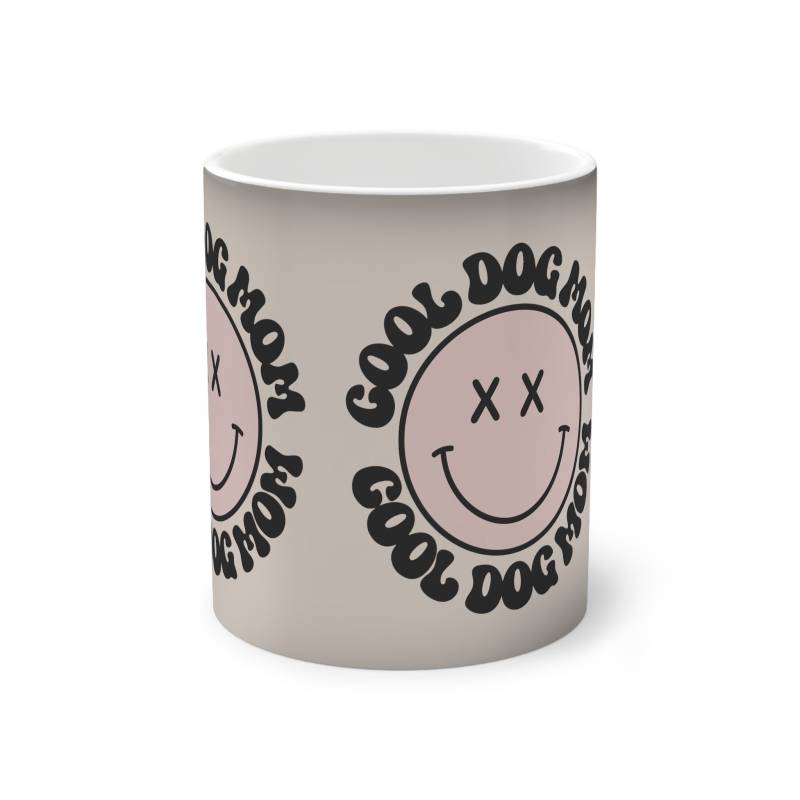 Magische Tasse "Cool Dog Mom"