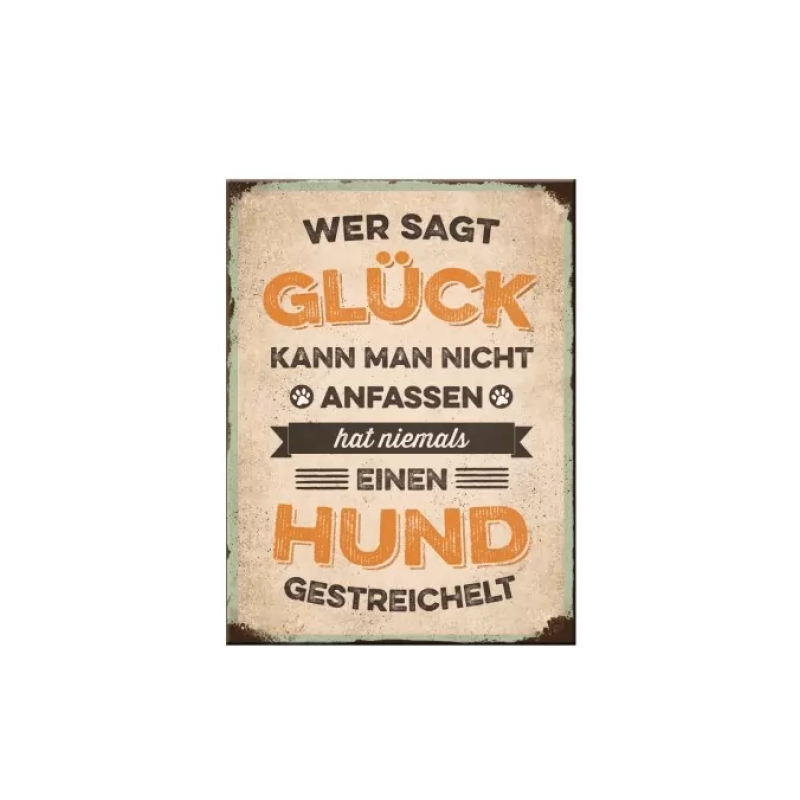 Magnet Glück anfassen