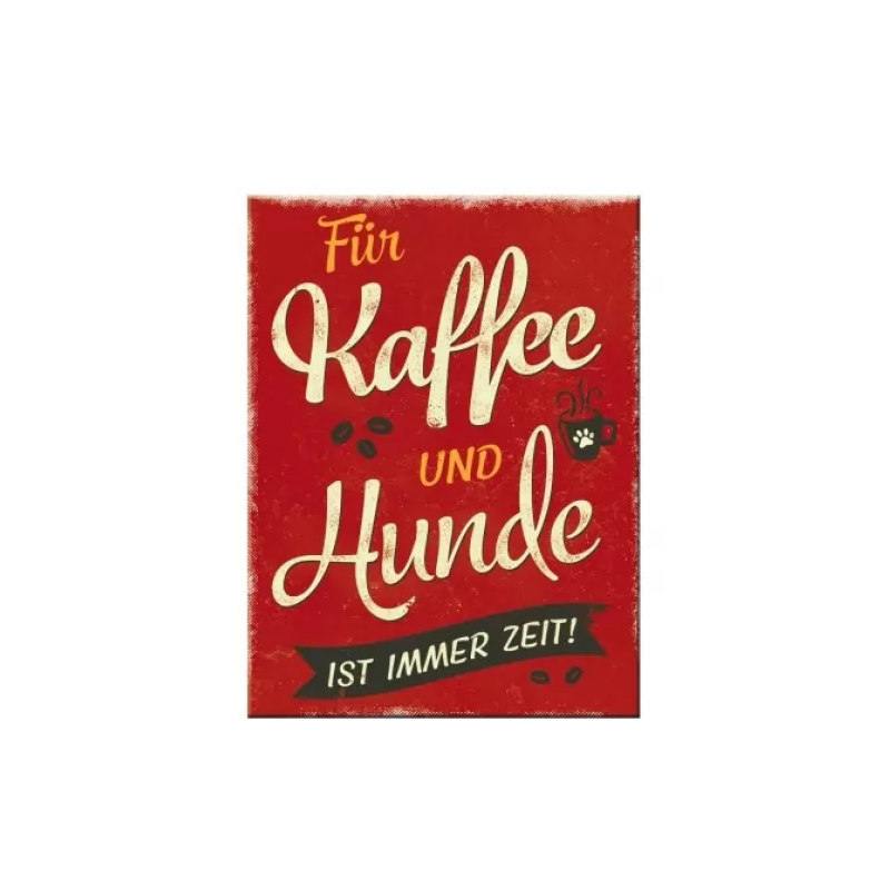 Magnet Kaffee und Hunde