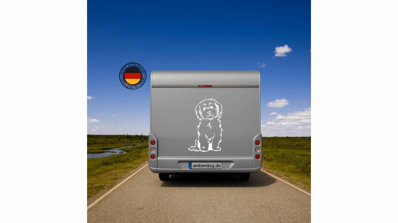 Malteser Auto Wohnmobil Aufkleber/ Wandtattoo - H50cm / Schwarz