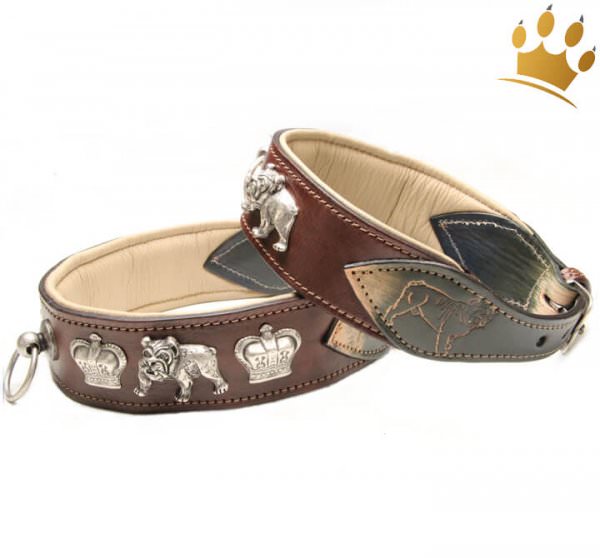 Malucchi Hundehalsband Royal Braun