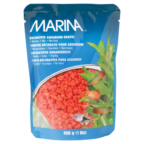Marina Aquarienkies Gravel Orange 450 g