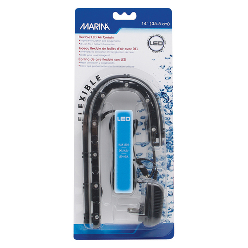 Marina Flexibler LED-Luftvorhang blau, Länge: 35,5 cm