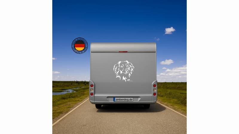 Markiesje Kopf Auto Wohnmobil Aufkleber l Wandtattoo - H30cm / Schwarz Markiesje Kopf Auto Wohnmobil Aufkleber l Wandtattoo - H30cm / Schwarz