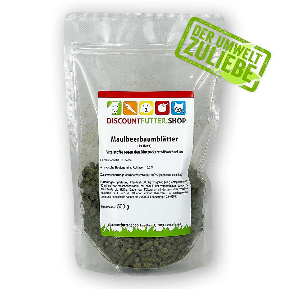 Maulbeerbaumblätter (Pellet)