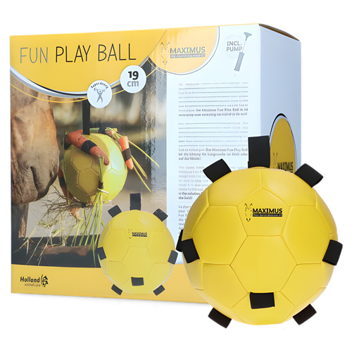 Maximus Fun Play Ball mit Schlaufe gelb