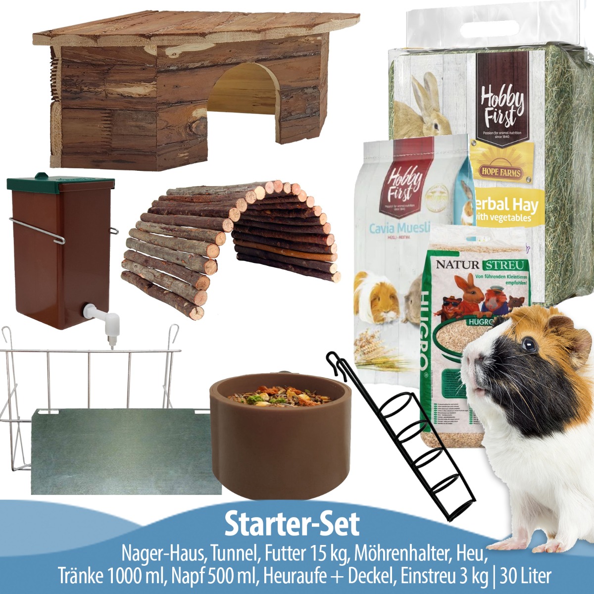 Meerschweinchen Set - Starter-Set - Komplett-Set