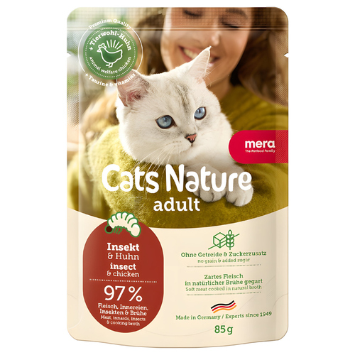 Mera Cat Nature Adult Insekt 85 g - 12 Stück