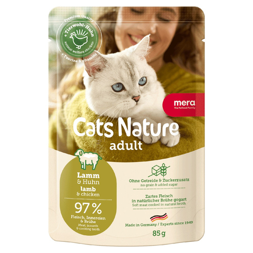 Mera Cat Nature Adult Lamm 85 g - 12 Stück