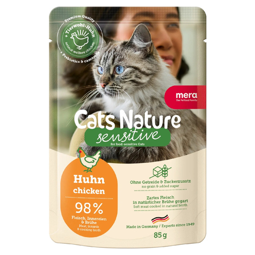Mera Cat Nature Sensitive Adult Huhn 85 g - 12 Stück