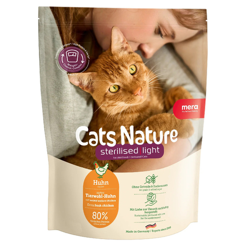 Mera Cat Nature Sterilized / Light Huhn 10 kg