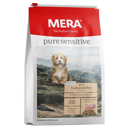 Mera Dog Pure Sensitive Mini Truthahn & Reis 4 kg