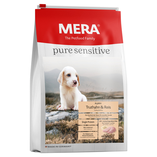 Mera Dog Pure Sensitive Puppy Truthahn & Reis 4 kg