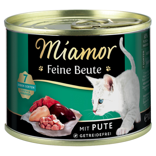 Miamor Feine Beute Pute 185 g - 12 Stück