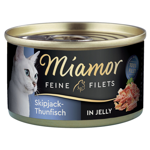 Miamor Feine Filets mit Skipjack-Thunfisch in Jelly 100 g - 24 Stück