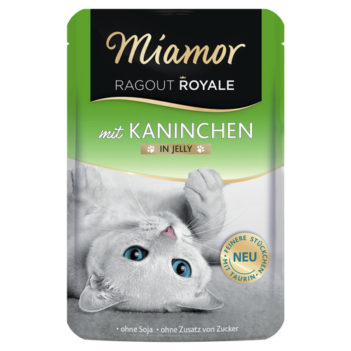Miamor Ragout Royale mit Kaninchen in Jelly 100 g - 22 Stück Miamor Ragout Royale mit Kaninchen in Jelly 100 g - 22 Stück