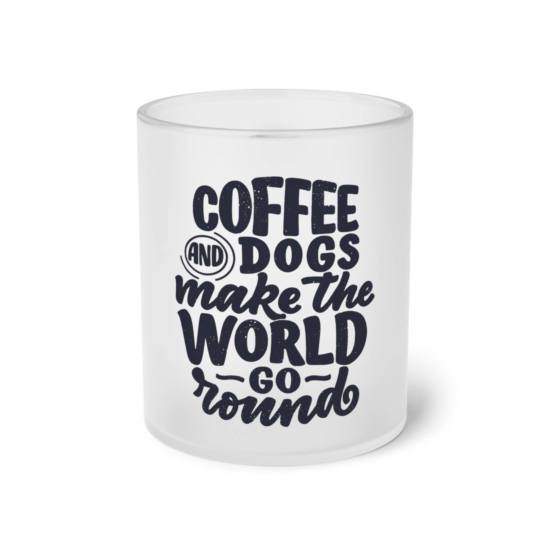 Milchglas "Coffee and Dogs"