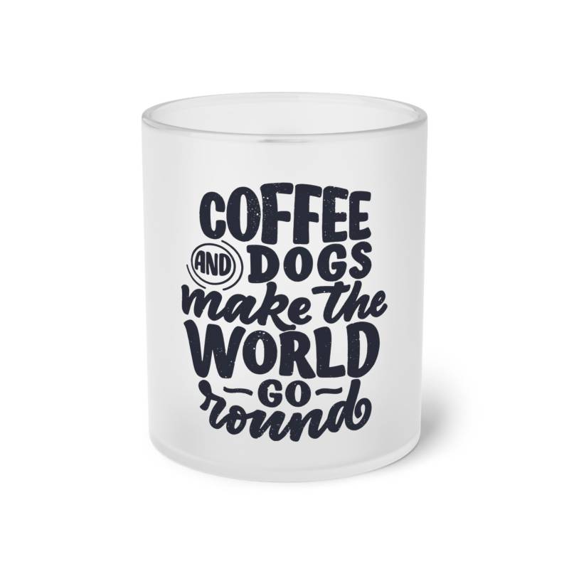 Milchglas "Coffee and Dogs"