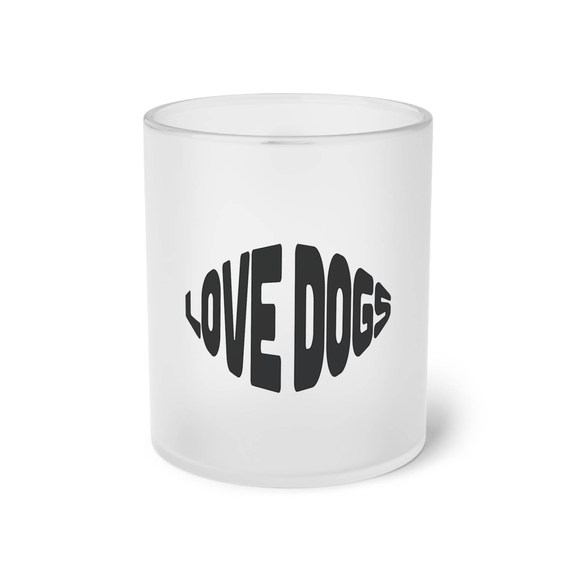 Milchglas "LOVE DOGS"