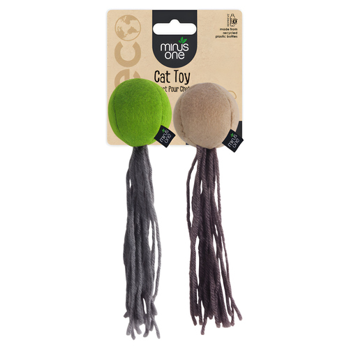 Minus One Katzenspielzeug Felt Bälle 2er Set