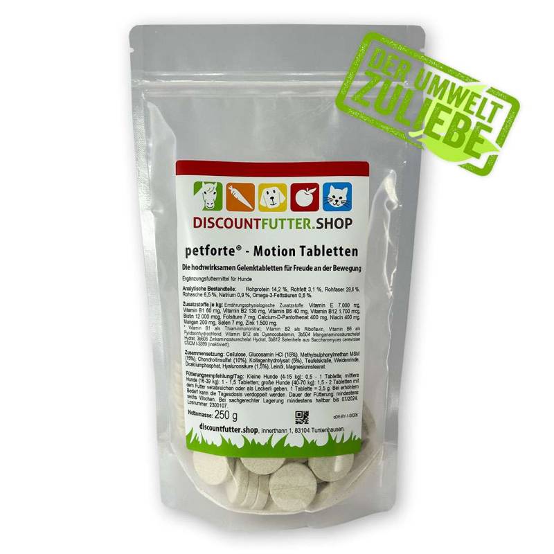 Motion Tabletten (250 Gramm) - Hund