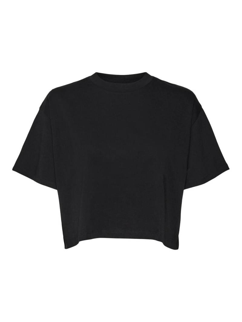 NMALENA S/S O-NECK SEMICROP TOP FWD