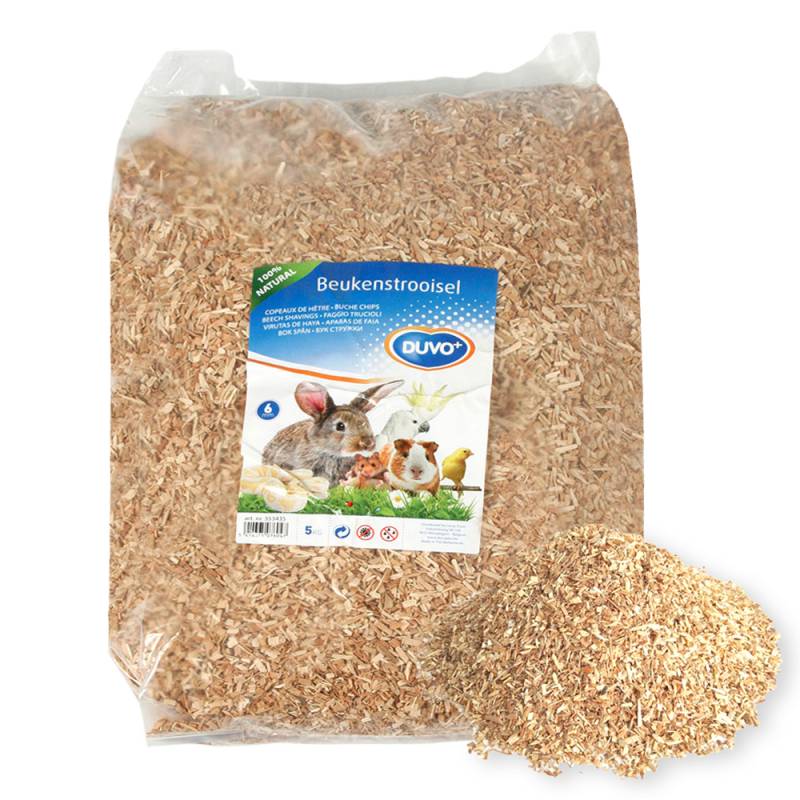 Nager Einstreu Duvo+ Buche Chips - 5 kg (20 Liter)