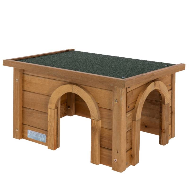 Nagerhaus / Kleintierhaus / Kaninchenhaus mit Bitumen Dach 45 x 32 x 27 cm Nagerhaus / Kleintierhaus / Kaninchenhaus mit Bitumen Dach 45 x 32 x 27 cm
