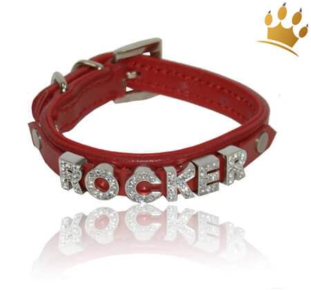 Namenshalsband Dog Rot