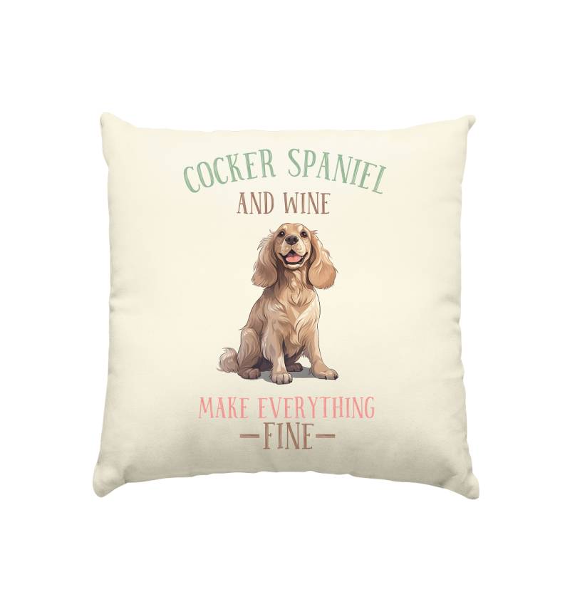 Natur-Kissen "Cocker Spaniel"