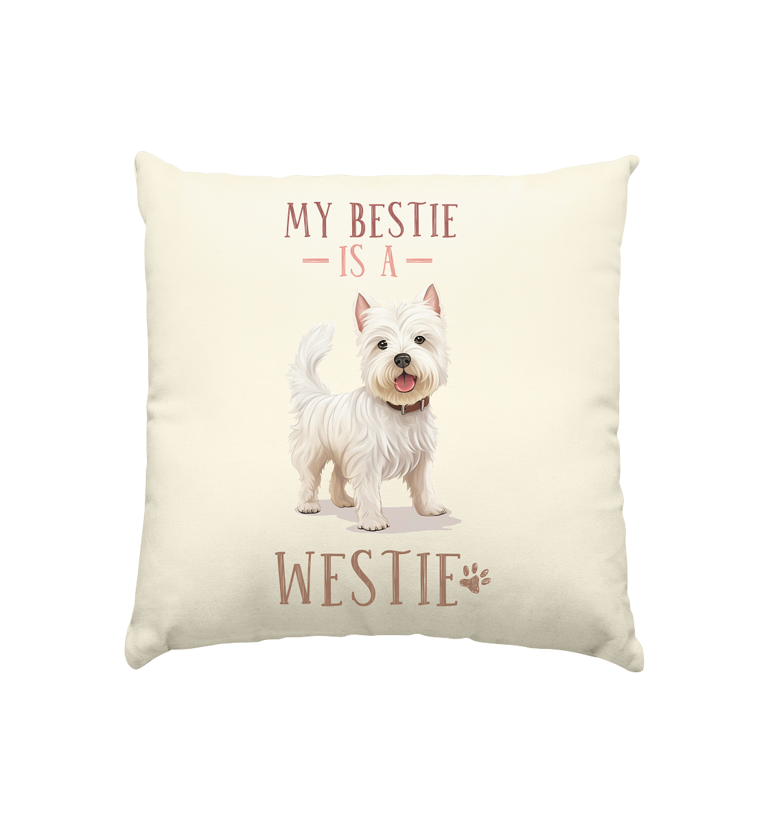 Natur-Kissen "Westie"