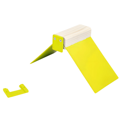 Natural Sitzbrettchen Clicksystem Kunststoff gelb Natural Sitzbrettchen Clicksystem Kunststoff gelb