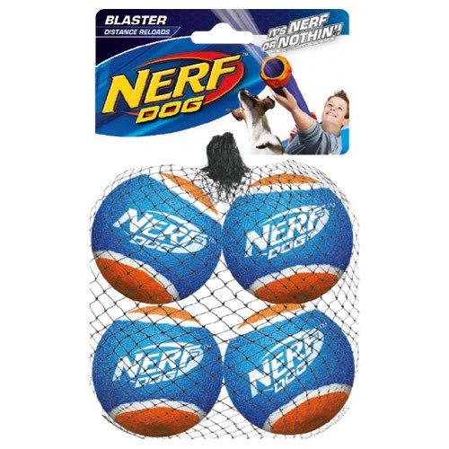 Nerf Dog Tennisball Blaster Ersatzbälle 4er-Set