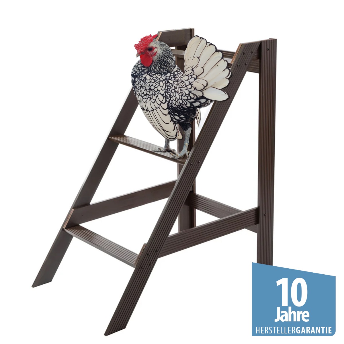 New Age Pet - Hühnerleiter / Sitzstange für Hühner - Kunststoff - groß - ECOFLEX