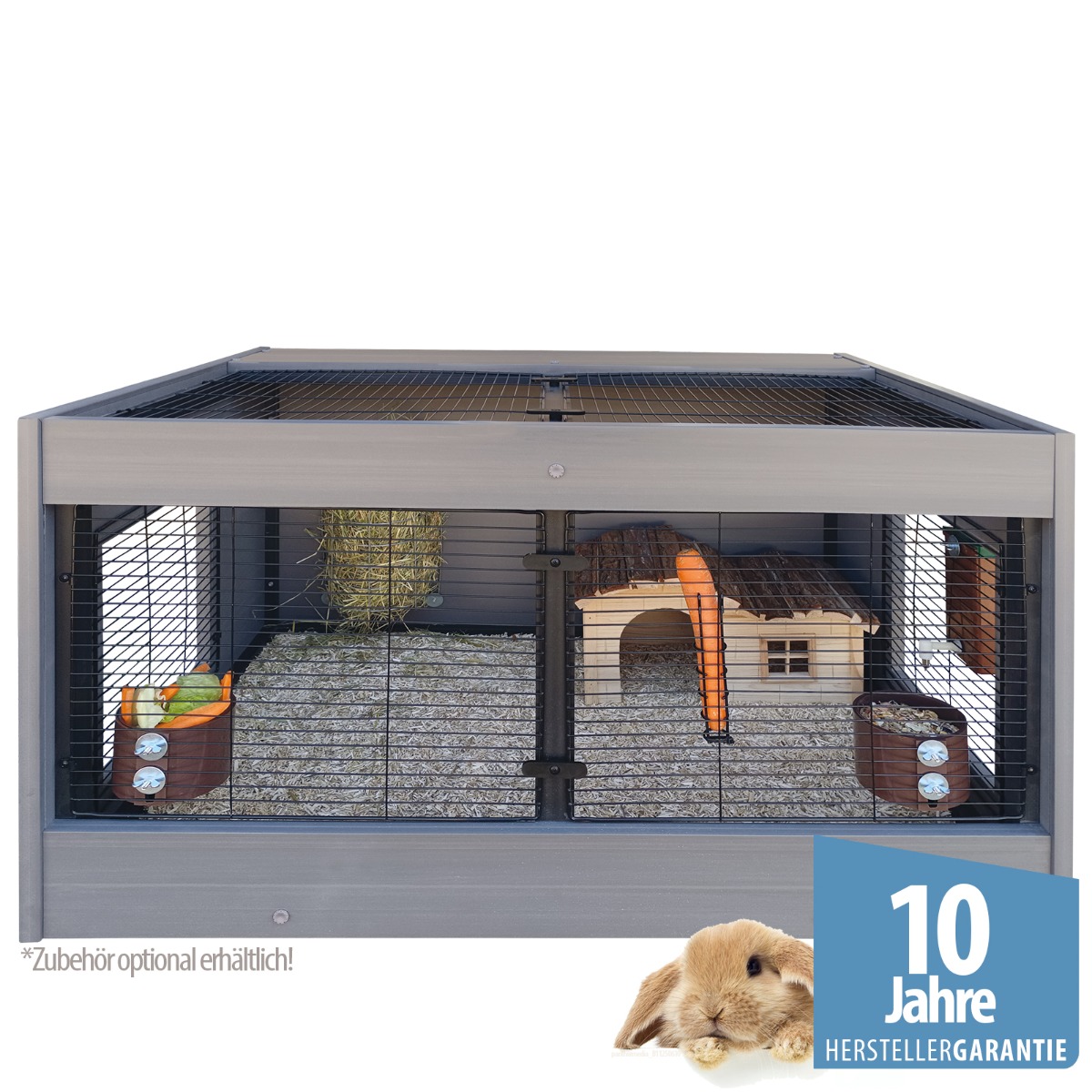New Age Pet - Kaninchenstall-System - Kunststoff - Modern - 100 x 70 cm-ECOFLEX