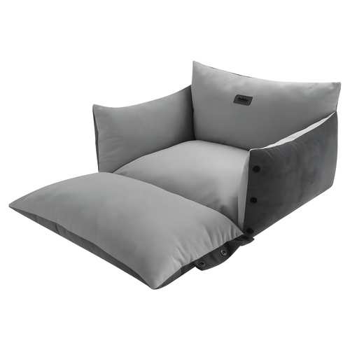 Nobby 2 in 1 Komfortbett und -matte Alin grau für Katzen