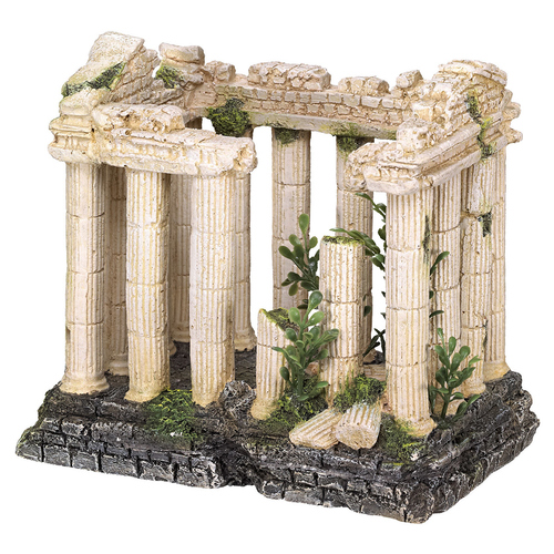 Nobby Aquariendekoration Akropolis mit Pflanzen