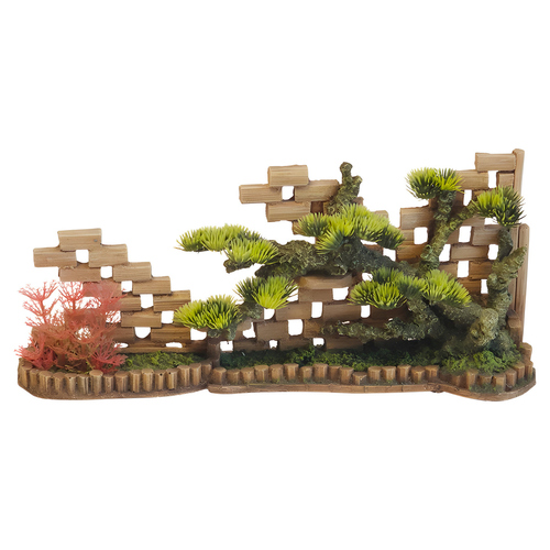 Nobby Aquariendekoration Aqua Ornaments Mauerreste mit Pflanzen Nobby Aquariendekoration Aqua Ornaments Mauerreste mit Pflanzen